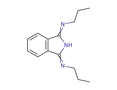 Molecular Structure of 93423-55-3 (1,3-bis-n-propyliminoisoindoline)