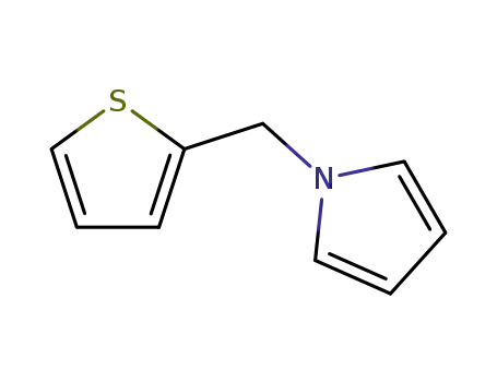 Molecular Structure of 59303-11-6 (1H-Pyrrole, 1-(2-thienylmethyl)-)