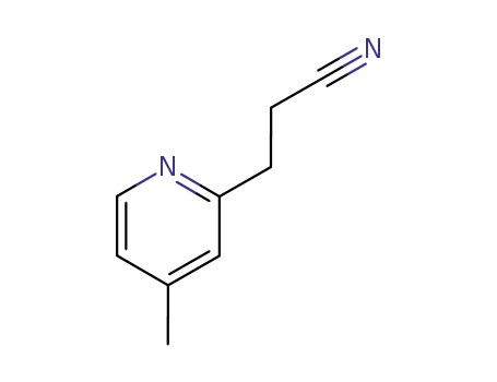 Molecular Structure of 71858-92-9 (2-(2-Cyanethyl)-4-methylpyridin)