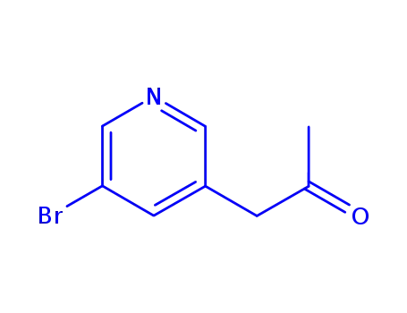 Molecular Structure of 605681-06-9 (1-(5-Bromo-pyridin-3-yl)-propan-2-one)