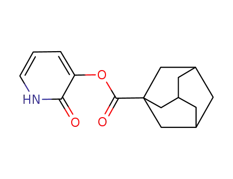 Molecular Structure of 71847-94-4 (2-oxo-1,2-dihydropyridin-3-yl tricyclo[3.3.1.1~3,7~]decane-1-carboxylate)