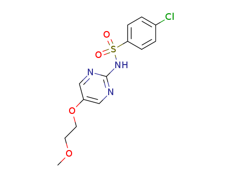 Benzenesulfonamide, 4-chloro-N-[5-(2-methoxyethoxy)-2-pyrimidinyl]-