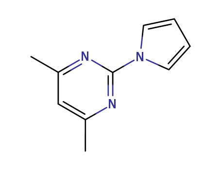 Pyrimidine, 4,6-dimethyl-2-(1H-pyrrol-1-yl)-