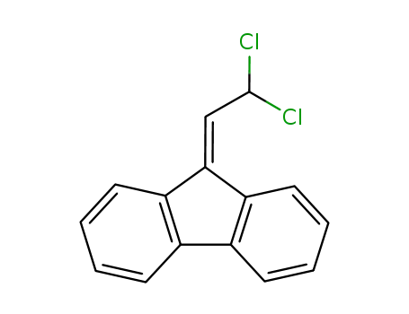 Molecular Structure of 87319-65-1 (9H-Fluorene, 9-(2,2-dichloroethylidene)-)
