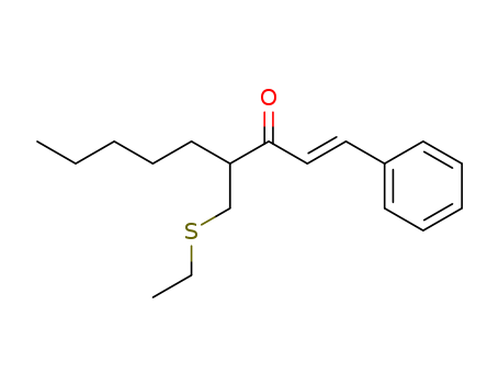 74975-60-3,4-[(ethylsulfanyl)methyl]-1-phenylnon-1-en-3-one,