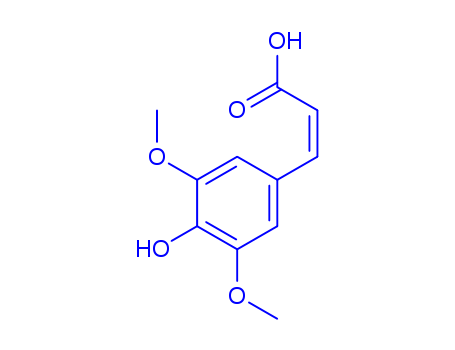 2-Propenoic acid, 3-(4-hydroxy-3,5-dimethoxyphenyl)-, (Z)-