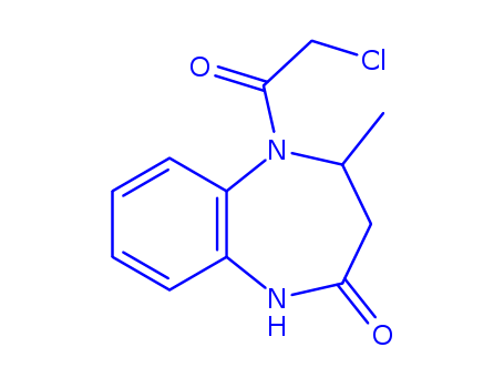 73416-91-8,5-(CHLOROACETYL)-4-METHYL-1,3,4,5-TETRAHYDRO-2H-1,5-BENZODIAZEPIN-2-ONE,2H-1,5-Benzodiazepin-2-one,5-(chloroacetyl)-1,3,4,5-tetrahydro-4-methyl;5-(chloroacetyl)-4-methyl-1,3,4,5-tetrahydro-2H-1,5-benzodiazepin-2-one;