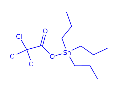 Molecular Structure of 73927-99-8 ([(Trichloroacetyl)oxy]tripropylstannane)