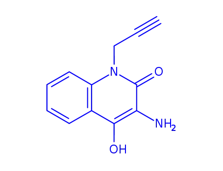 2(1H)-Quinolinone, 3-amino-4-hydroxy-1-(2-propynyl)- (9CI)