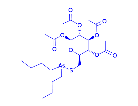 78478-73-6,1,2,3,4-tetra-O-acetyl-6-S-(dibutylarsanyl)-6-thiohexopyranose,