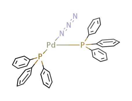 Molecular Structure of 114089-89-3 (Palladium, azidobis(triphenylphosphine)-)