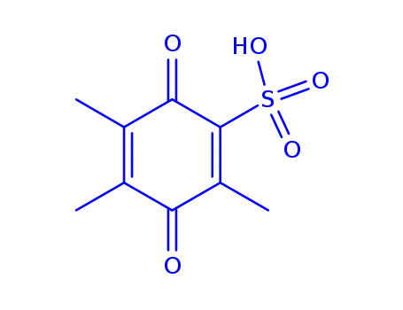 1,4-Cyclohexadiene-1-sulfonicacid,2,4,5-trimethyl-3,6-dioxo-(9CI)
