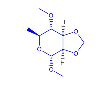 ba-L-Mannopyranoside, methyl 6-deoxy-4-O-methyl-2,3-O-methylene- (9CI)