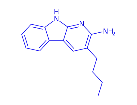 3-Butyl-1H-pyrido(2,3-b)indol-2-amine