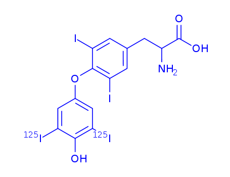 O-[4-hydroxy-3-iodo-5-(~125~I)iodophenyl]-3,5-diiodo-L-tyrosine