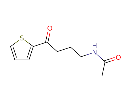 Molecular Structure of 823821-75-6 (Acetamide, N-[4-oxo-4-(2-thienyl)butyl]-)
