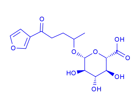 Molecular Structure of 83061-21-6 (ipomeanol 4-glucuronide)