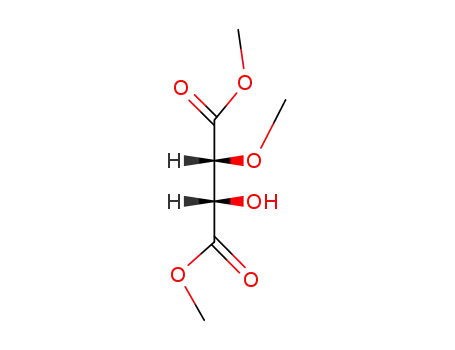 Molecular Structure of 531508-63-1 (Butanedioic acid, 2-hydroxy-3-methoxy-, dimethyl ester, (2S,3R)-)