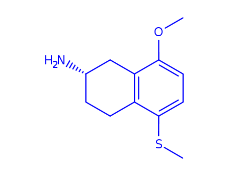 86287-13-0,8-methoxy-5-(methylsulfanyl)-1,2,3,4-tetrahydronaphthalen-2-amine,8-methoxy-5-(methylsulfanyl)-1,2,3,4-tetrahydronaphthalen-2-amine;1,2,3,4-Tetrahydro-8-methoxy-5-(methylthio)-2-naphthalenamine;2-Naphthalenamine,1,2,3,4-tetrahydro-8-methoxy-5-(methylthio)-,(+-);