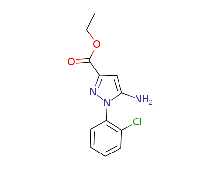 ethyl 5-amino-1-(2-chlorophenyl)pyrazole-3-carboxylate cas no. 866838-00-8 96%