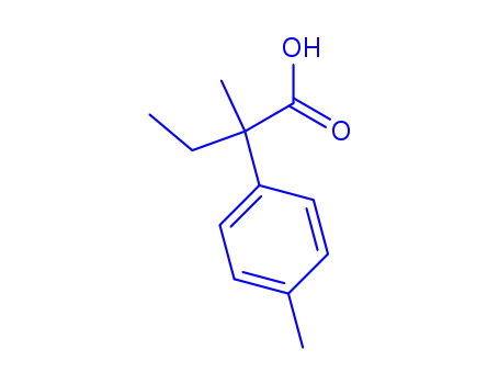 Molecular Structure of 860752-07-4 (-alpha--Toluicacid,-alpha--ethyl-p--alpha--dimethyl-)