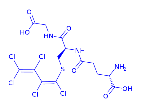 89021-88-5,S-(1,2,3,4,4-pentachloro-1,3-butadienyl)glutathione,S-(1,2,3,4,4-Pentachlorobutadienyl)glutathione;S-(Pentachlorobutadienyl)glutathione