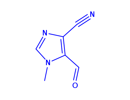 1H-Imidazole-4-carbonitrile, 5-formyl-1-methyl-