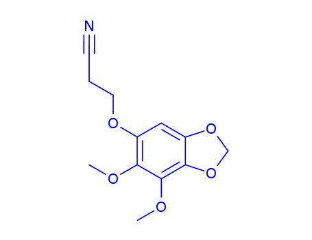 96573-23-8,3-[(6,7-dimethoxy-1,3-benzodioxol-5-yl)oxy]propanenitrile,
