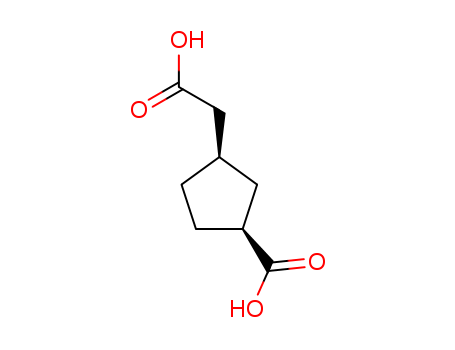 6786-01-2,Homonorcamphoric acid,Cyclopentan-carbonsaeure-(1)-essigsaeure-(3);(3-Carboxy-cyclopentyl)-essigsaeure;3-Carboxymethyl-cyclopentanecarboxylic acid;3-Carboxycyclopentanessigsaeure;3-Carboxy-cyclopentyl-essigsaeure;