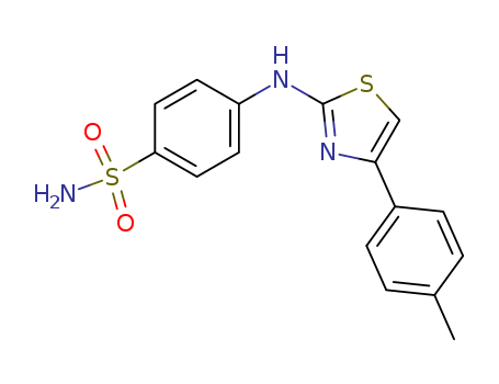 Benzenesulfonamide, 4-[[4-(4-methylphenyl)-2-thiazolyl]amino]-