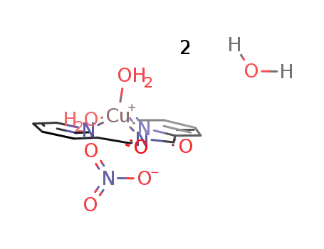 Molecular Structure of 127887-62-1 (diaqua{bis(2-pyridylcarbonyl)-amido}copper(II) nitrate dihydrate)