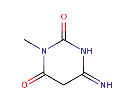 Molecular Structure of 17743-02-1 (2,4(3H,5H)-Pyrimidinedione, 6-amino-3-methyl-)