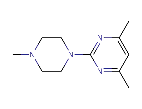Molecular Structure of 903433-02-3 (4,6-dimethyl-2-(4-methylpiperazin-1-yl)pyrimidine)