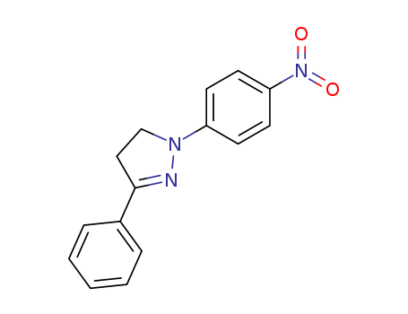 1H-Pyrazole, 4,5-dihydro-1-(4-nitrophenyl)-3-phenyl-
