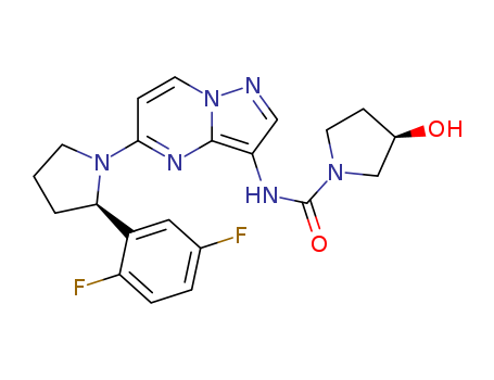 (R)-N-(5-((R)-2-(2,5-difluorophenyl)pyrrolidin-1-yl)pyrazolo[1,5-a]pyrimidin-3-yl)-3-hydroxypyrrolidine-1-carboxamide