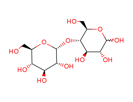 Molecular Structure of 6363-53-7 (D-Glucose, 4-O-a-D-glucopyranosyl-,hydrate (1:1))