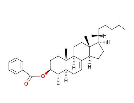 3β-benzoyloxy-4α-methyl-5α-cholest-7-ene