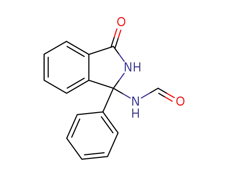 <i>N</i>-(3-oxo-1-phenyl-isoindolin-1-yl)-formamide