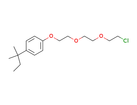 Benzene, 1-[2-[2-(2-chloroethoxy)ethoxy]ethoxy]-4-(1,1-dimethylpropyl)-