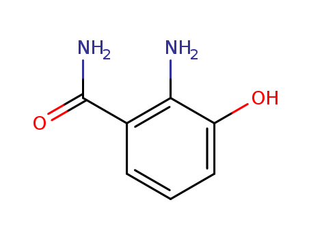 Molecular Structure of 16353-14-3 (Benzamide, 2-amino-3-hydroxy-)