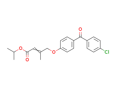 (E)-4-[4-(4-Chloro-benzoyl)-phenoxy]-3-methyl-but-2-enoic acid isopropyl ester
