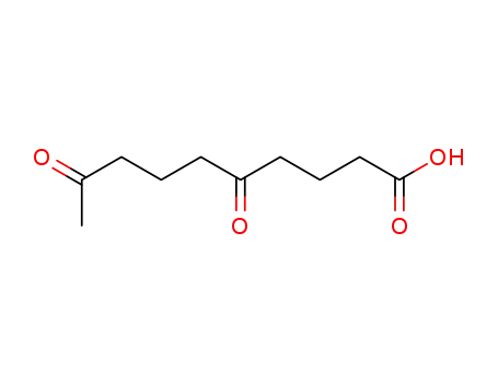 Molecular Structure of 34862-10-7 (Decanoic acid, 5,9-dioxo-)