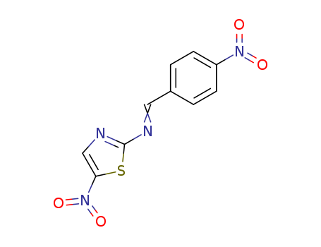 2-Thiazolamine, 5-nitro-N-[(4-nitrophenyl)methylene]-