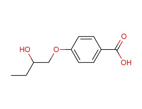 Molecular Structure of 4681-30-5 (Benzoic acid, 4-(2-hydroxybutoxy)-)