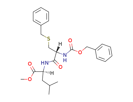 L-Leucine,N-[N-[(phenylmethoxy)carbonyl]-S-(phenylmethyl)-L-cysteinyl]-, methyl ester(9CI) cas  14433-08-0