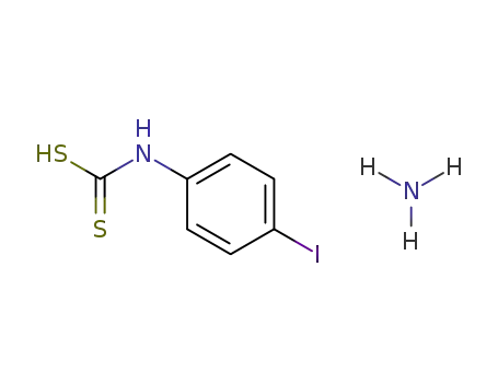 Molecular Structure of 18879-92-0 (Carbamodithioic acid, (4-iodophenyl)-, monoammonium salt)