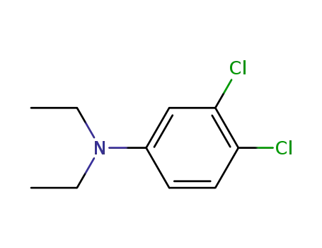 Molecular Structure of 55039-58-2 (Benzenamine, 3,4-dichloro-N,N-diethyl-)