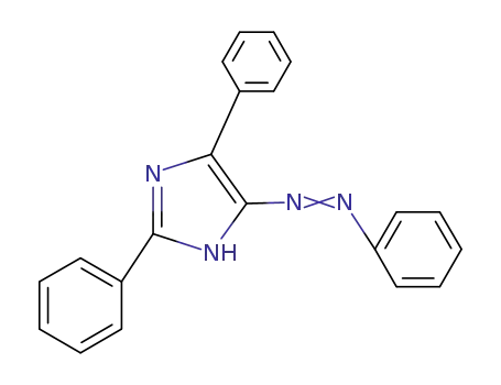 Molecular Structure of 143721-19-1 (1H-Imidazole, 2,4-diphenyl-5-(phenylazo)-)