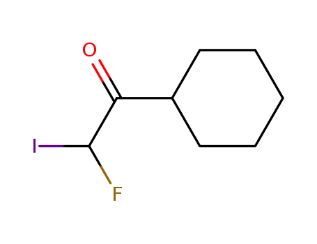 Cyclohexyl-(monofluor-monoiod-methyl)-keton