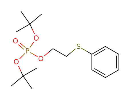 Phosphoric acid di-tert-butyl ester 2-phenylsulfanyl-ethyl ester